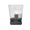 Z-Lite Astor 1 Light Wall Sconce, Matte Black & Clear 1936-1S-MB - alternate 7